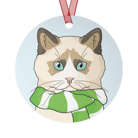 Ragdoll Cat | 2023 Holiday Ornament - Detezi Designs-32660587627571979181
