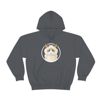 Ragdoll Circle | Hooded Sweatshirt - Detezi Designs-20149114050608583931