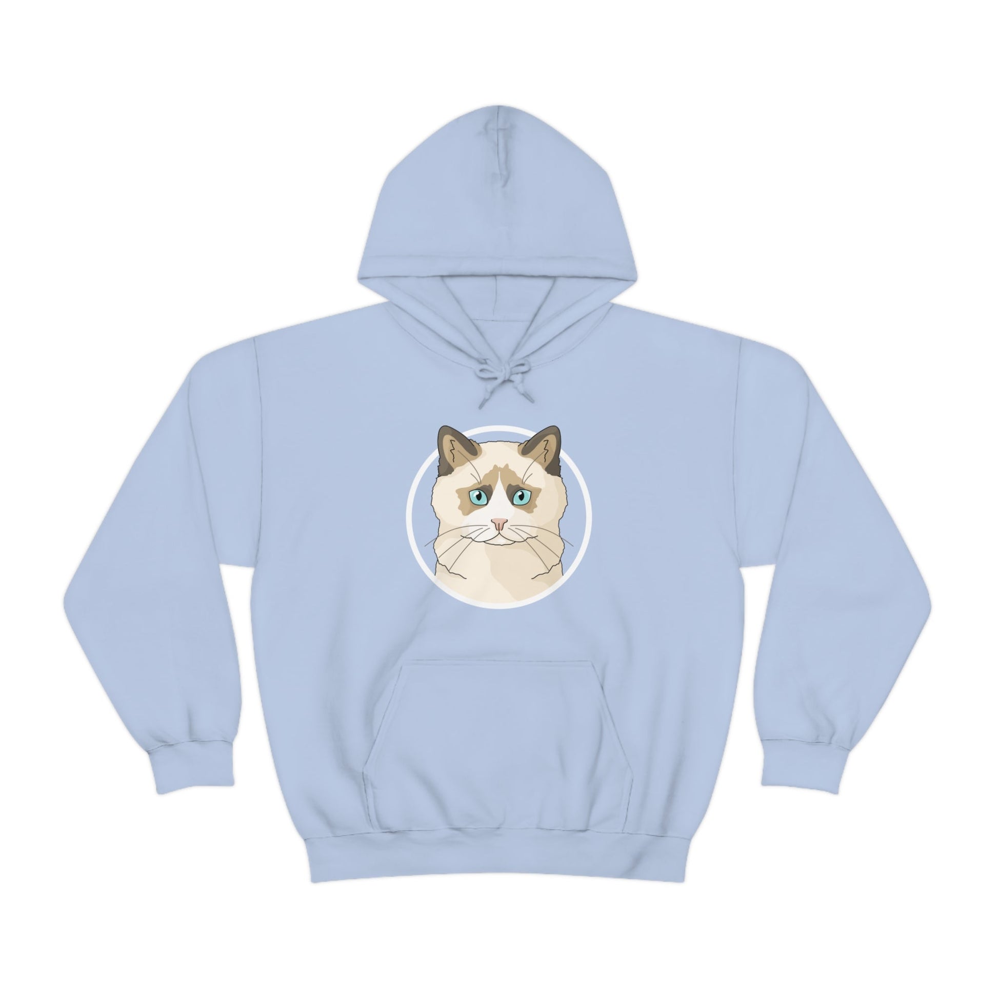 Ragdoll Circle | Hooded Sweatshirt - Detezi Designs-21939439007291690977