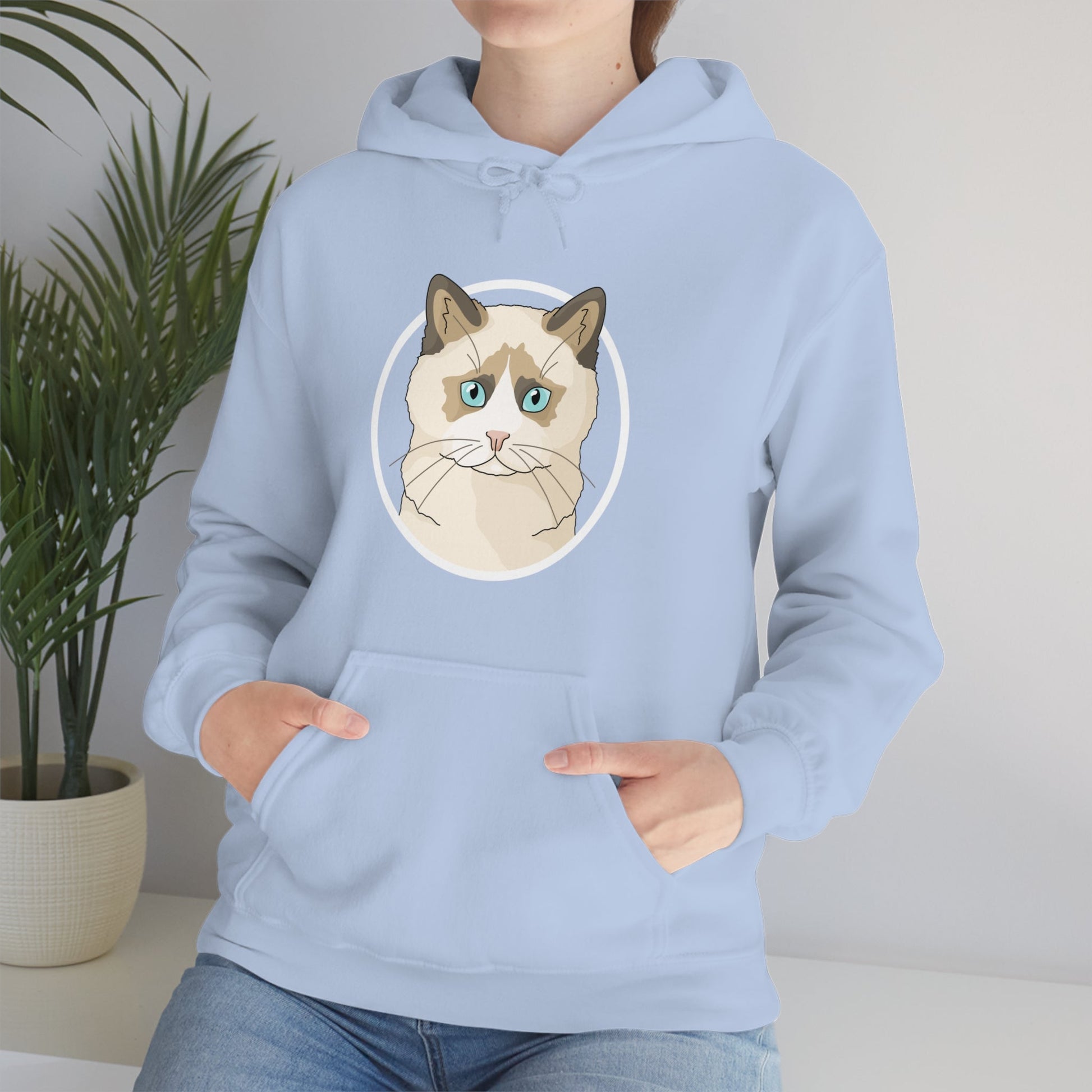 Ragdoll Circle | Hooded Sweatshirt - Detezi Designs-30451622663796475990