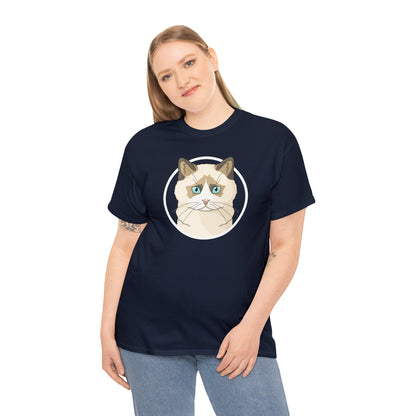 Ragdoll Circle | T-shirt - Detezi Designs-31101679129337714748
