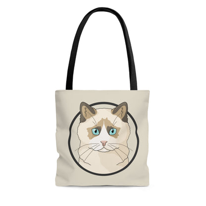 Ragdoll Circle | Tote Bag - Detezi Designs-28060226869991661546