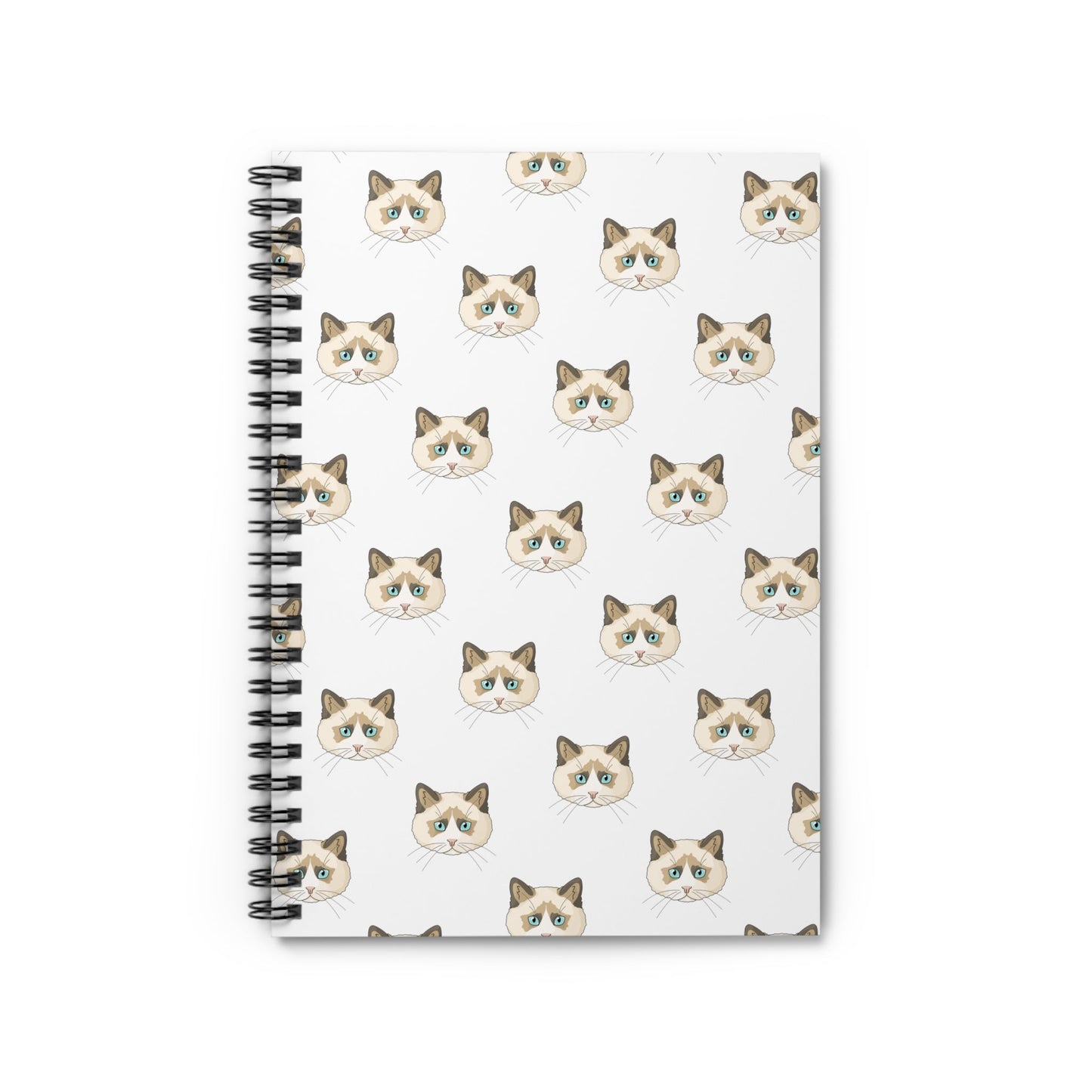 Ragdoll Faces | Spiral Notebook - Detezi Designs-27605770197208968059