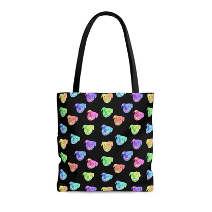 Rainbow American Bulldogs | Tote Bag - Detezi Designs-46489471337104560295