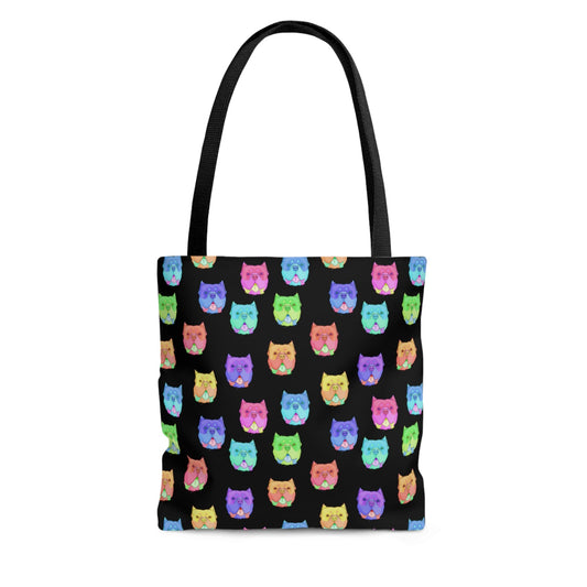 Rainbow American Bullies | Tote Bag - Detezi Designs-11196181912120338405