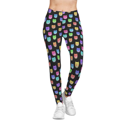 Rainbow American Bully Faces | Leggings - Detezi Designs-AB001