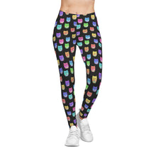 Load image into Gallery viewer, Rainbow American Bully Faces | Leggings - Detezi Designs-AB001
