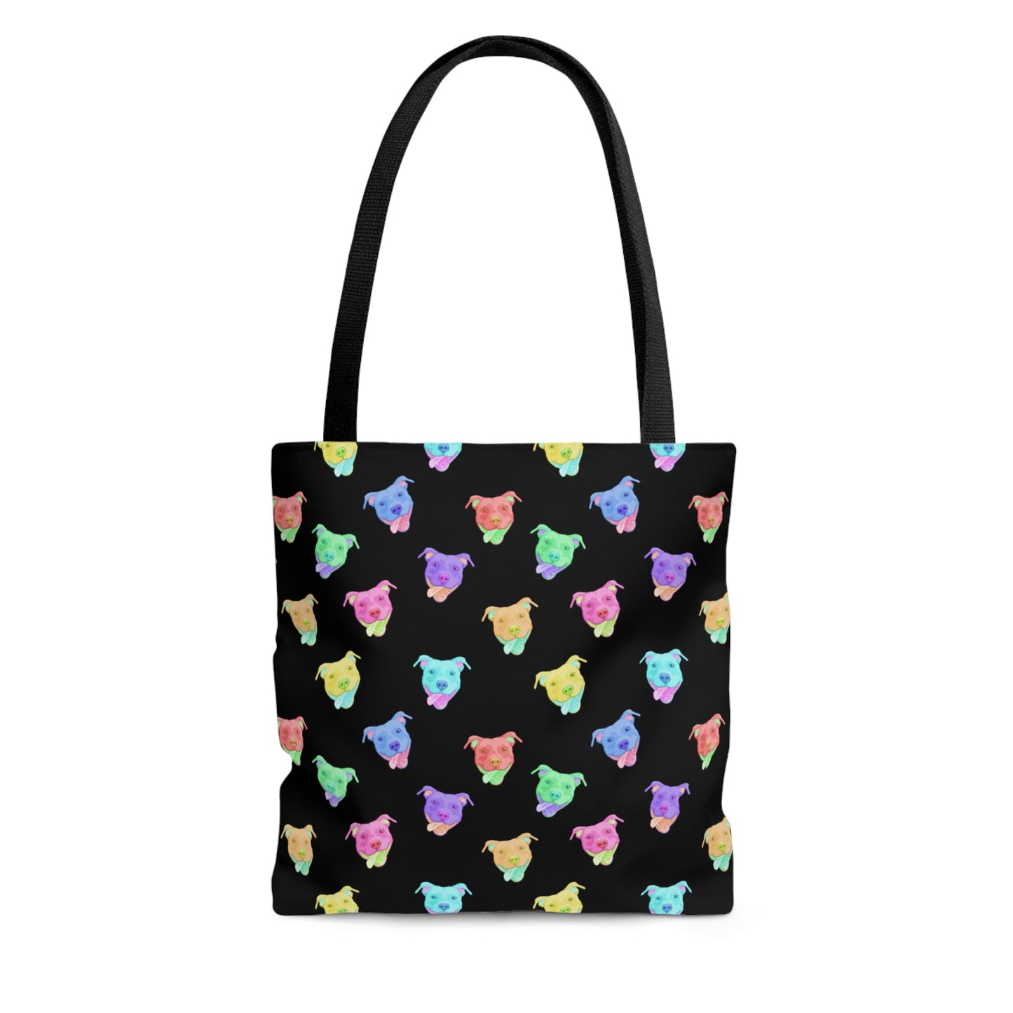 Rainbow American Pit Bull Terriers | Tote Bag - Detezi Designs-22091695345180200727