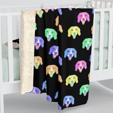 Load image into Gallery viewer, Rainbow Beagles | Sherpa Fleece Blanket - Detezi Designs-30655463223318281756
