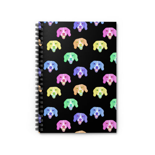 Rainbow Beagles | Spiral Notebook - Detezi Designs-22195939805952511471