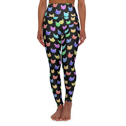 Rainbow DSH Cats | Leggings - Detezi Designs-20783544018364214712