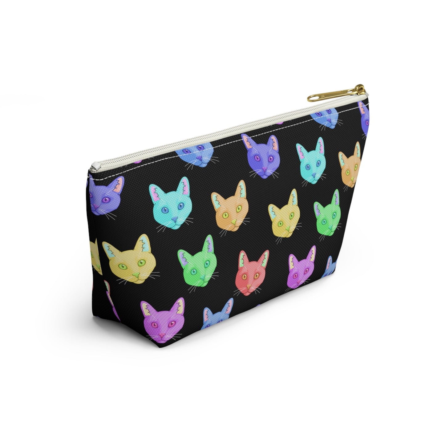 Rainbow DSH Cats | Pencil Case - Detezi Designs-30314144078318856885