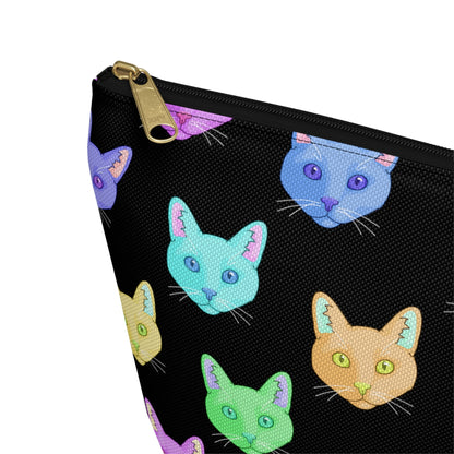 Rainbow DSH Cats | Pencil Case - Detezi Designs-30314144078318856885