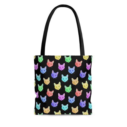 Rainbow DSH Cats | Tote Bag - Detezi Designs-94765445299241842739