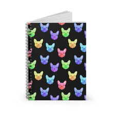 Load image into Gallery viewer, Rainbow French Bulldogs | Spiral Notebook - Detezi Designs-19506311084216025159
