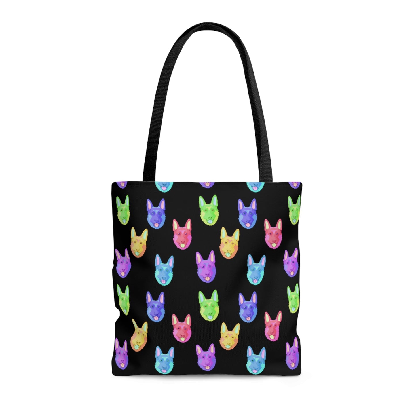 Rainbow German Shepherds | Tote Bag - Detezi Designs-20184476575186649349