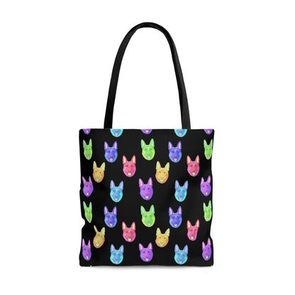 Rainbow German Shepherds | Tote Bag - Detezi Designs-22089059070051155422