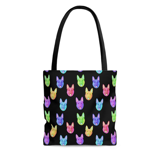 Rainbow German Shepherds | Tote Bag - Detezi Designs-30129484204781859946