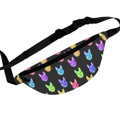 Rainbow German Shepherds | Treat Pouch - Detezi Designs-31647562267012548664