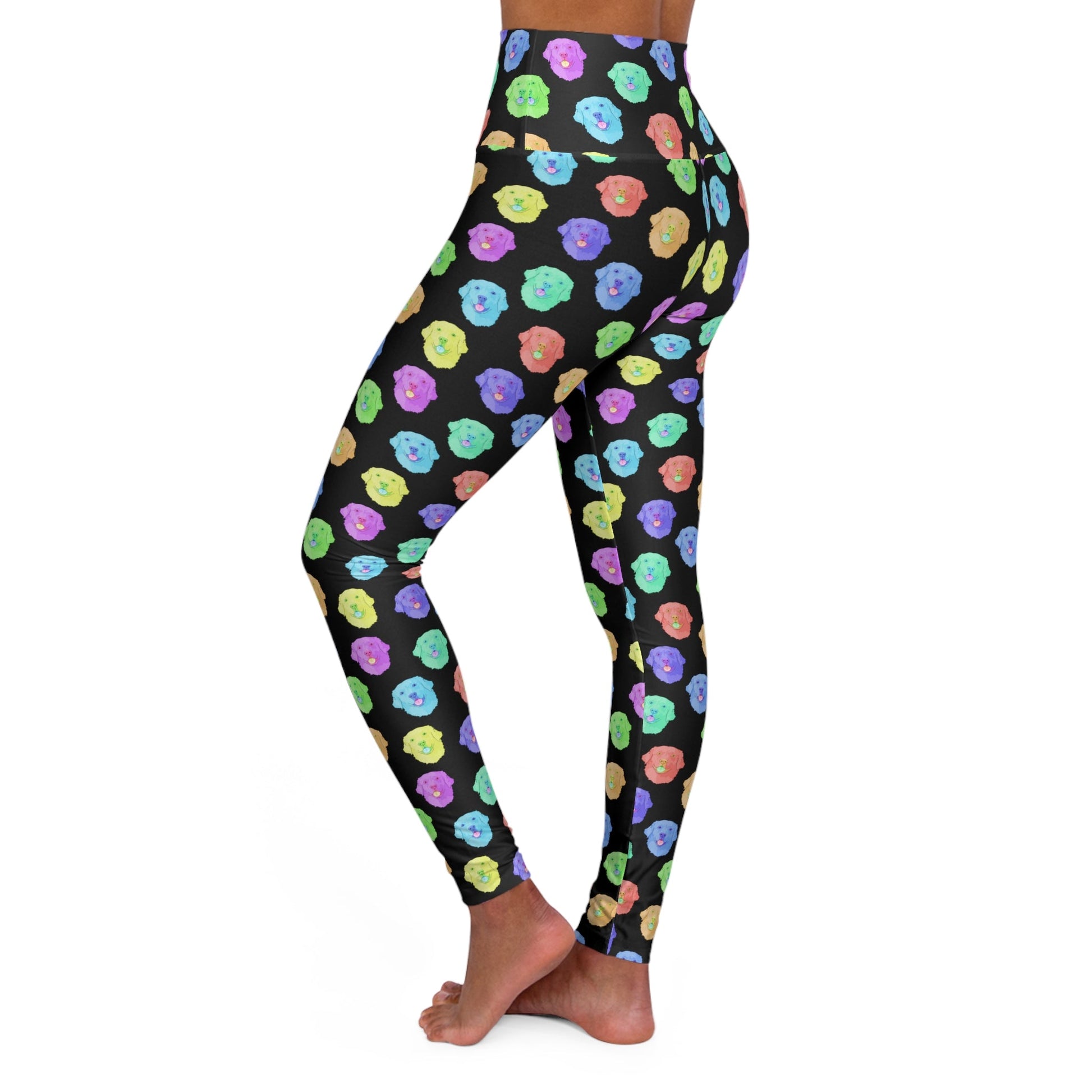 Rainbow Golden Retrievers | Leggings - Detezi Designs-11779980946679724472