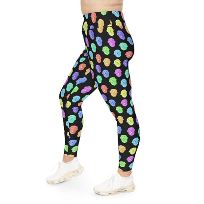 Rainbow Golden Retrievers | Leggings - Detezi Designs-11779980946679724472