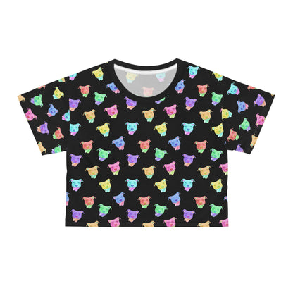 Rainbow Pitties | Crop Tee - Detezi Designs-43968966524471973797