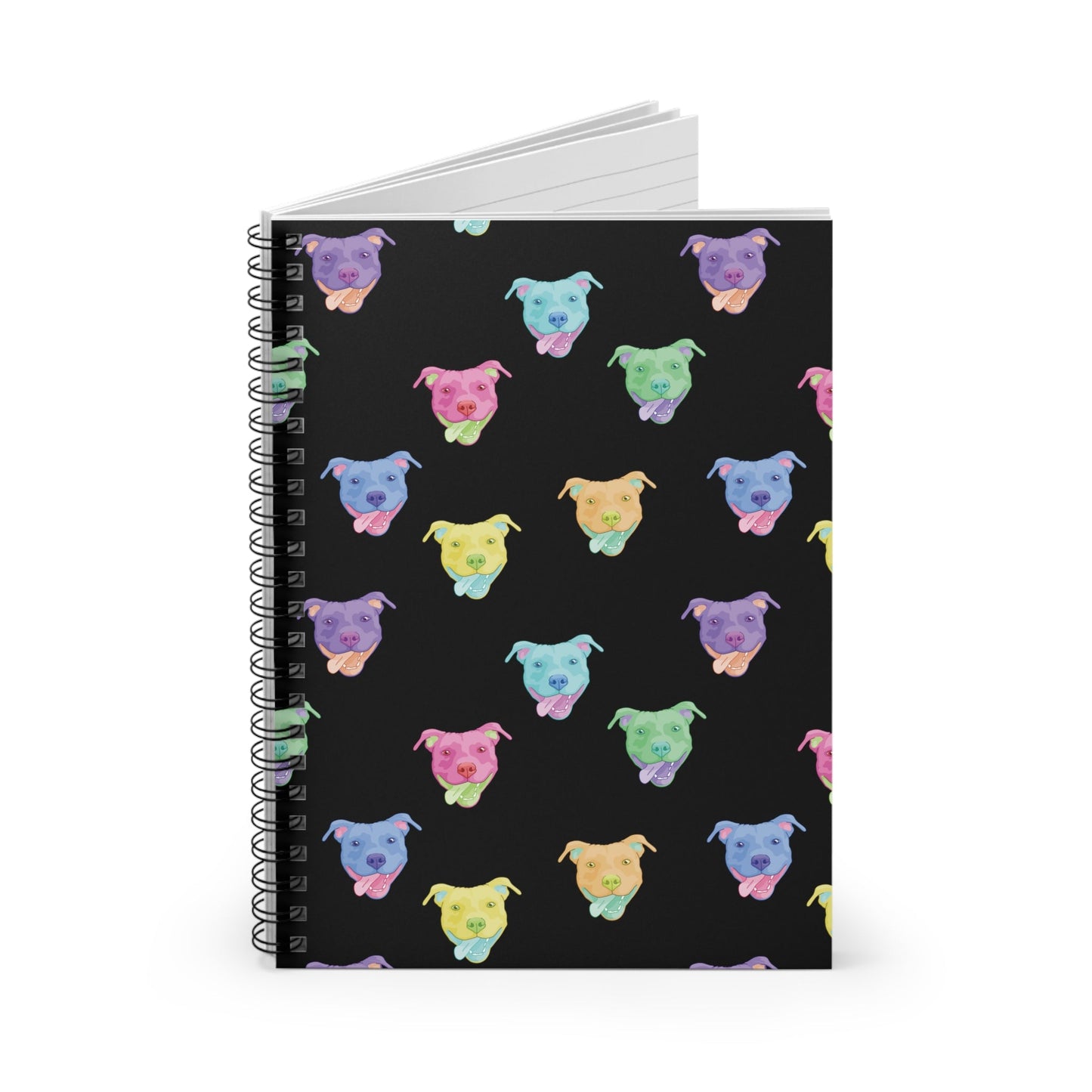 Rainbow Pitties | Notebook - Detezi Designs-33329277408056922274