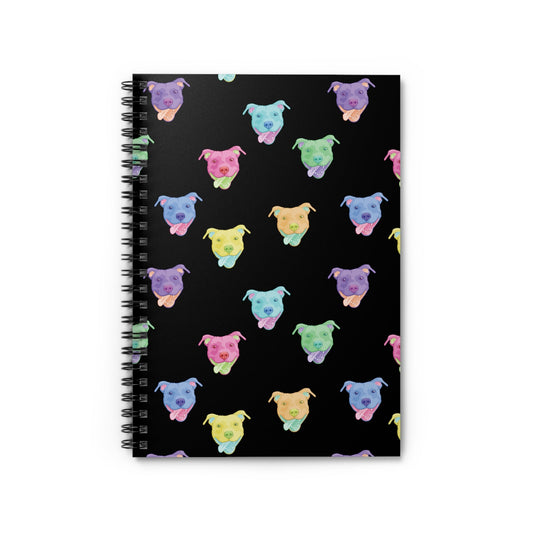 Rainbow Pitties | Notebook - Detezi Designs-33329277408056922274