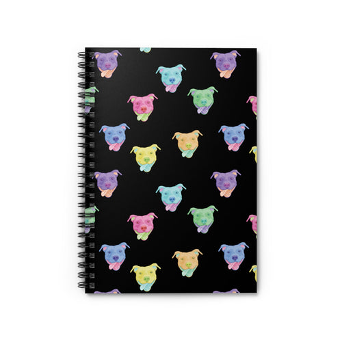 Rainbow Pitties | Notebook - Detezi Designs-33329277408056922274