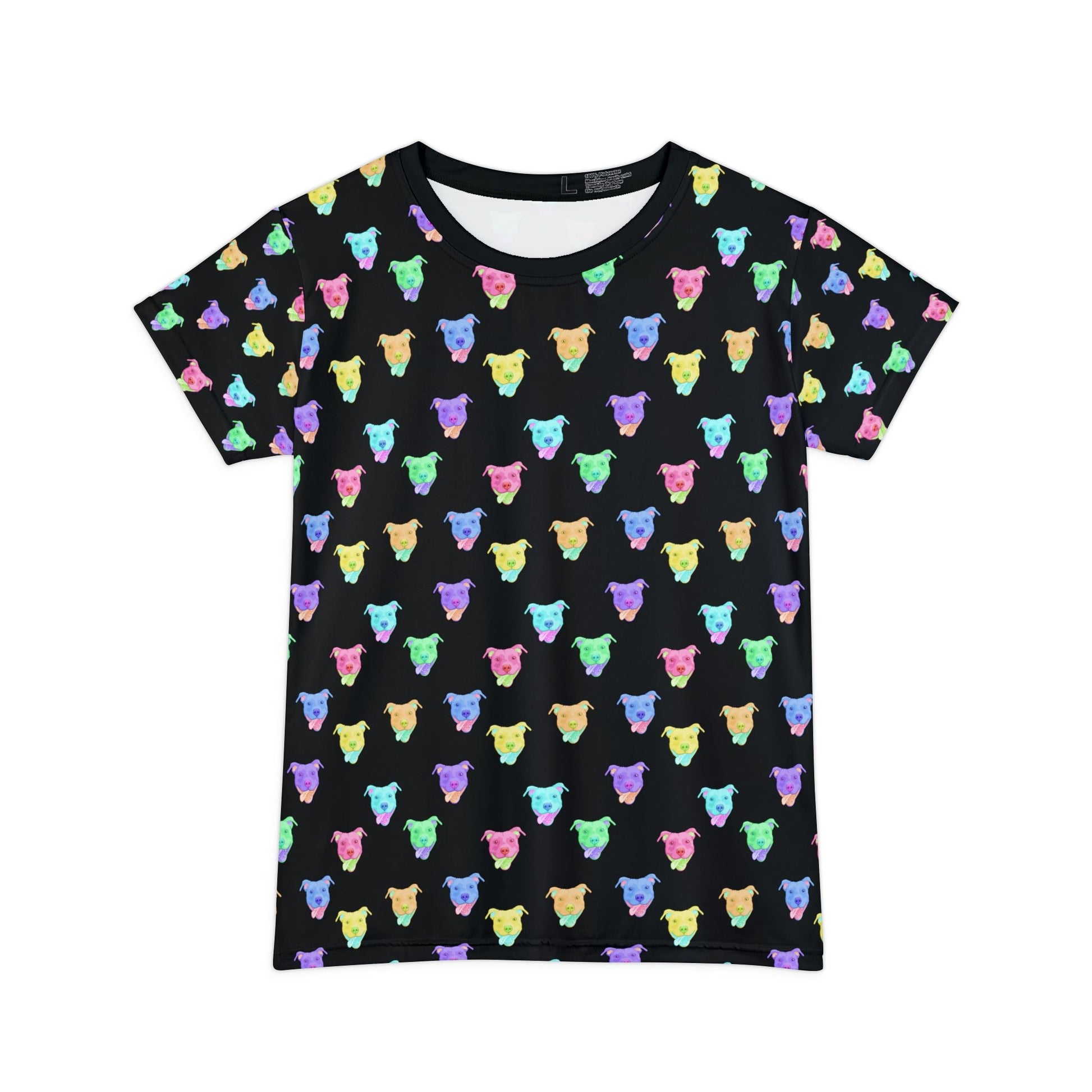 Rainbow Pitties | Unisex & Ladies' Cut T-shirts - Detezi Designs-TS001