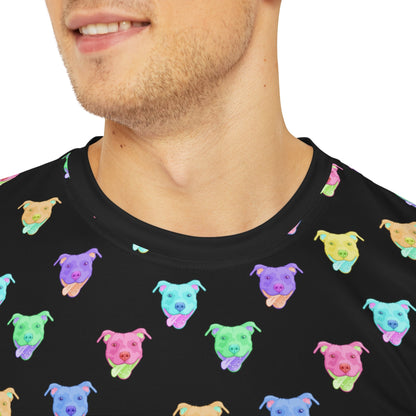 Rainbow Pitties | Unisex & Ladies' Cut T-shirts - Detezi Designs-TS001