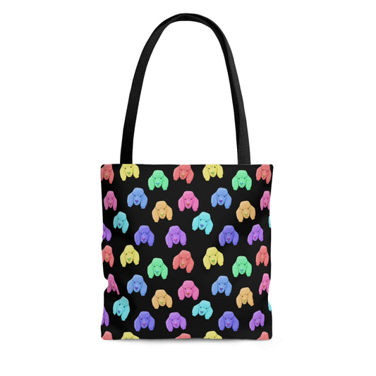 Rainbow Poodles | Tote Bag - Detezi Designs-13401952558893847810