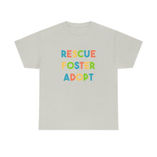 Load image into Gallery viewer, Rescue, Foster, Adopt Rainbow | Text Tees - Detezi Designs-29923268616949802699

