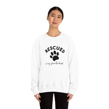 Load image into Gallery viewer, Rescued Is My Favorite Breed Paw | Crewneck Sweatshirt - Detezi Designs-65023524703199285470
