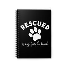 Load image into Gallery viewer, Rescued Is My Favorite Breed Paw | Notebook - Detezi Designs-19047337797028813945
