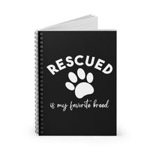Load image into Gallery viewer, Rescued Is My Favorite Breed Paw | Notebook - Detezi Designs-19047337797028813945
