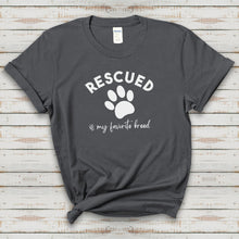 Load image into Gallery viewer, Rescued Is My Favorite Breed Paw | Text Tees - Detezi Designs-12596824783767461115
