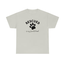 Load image into Gallery viewer, Rescued Is My Favorite Breed Paw | Text Tees - Detezi Designs-25595772363112954410
