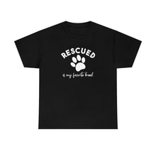 Load image into Gallery viewer, Rescued Is My Favorite Breed Paw | Text Tees - Detezi Designs-74124685659559777008
