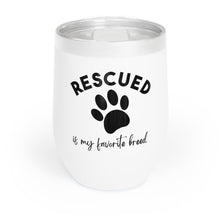 Load image into Gallery viewer, Rescued Is My Favorite Breed Paw | Wine Tumbler - Detezi Designs-39424546197886712370
