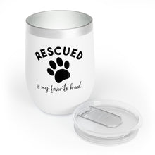 Load image into Gallery viewer, Rescued Is My Favorite Breed Paw | Wine Tumbler - Detezi Designs-39424546197886712370
