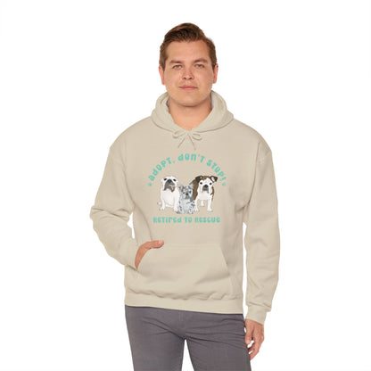 Retired to Rescue | FUNDRAISER | Hooded Sweatshirt - Detezi Designs-22474201481200903929