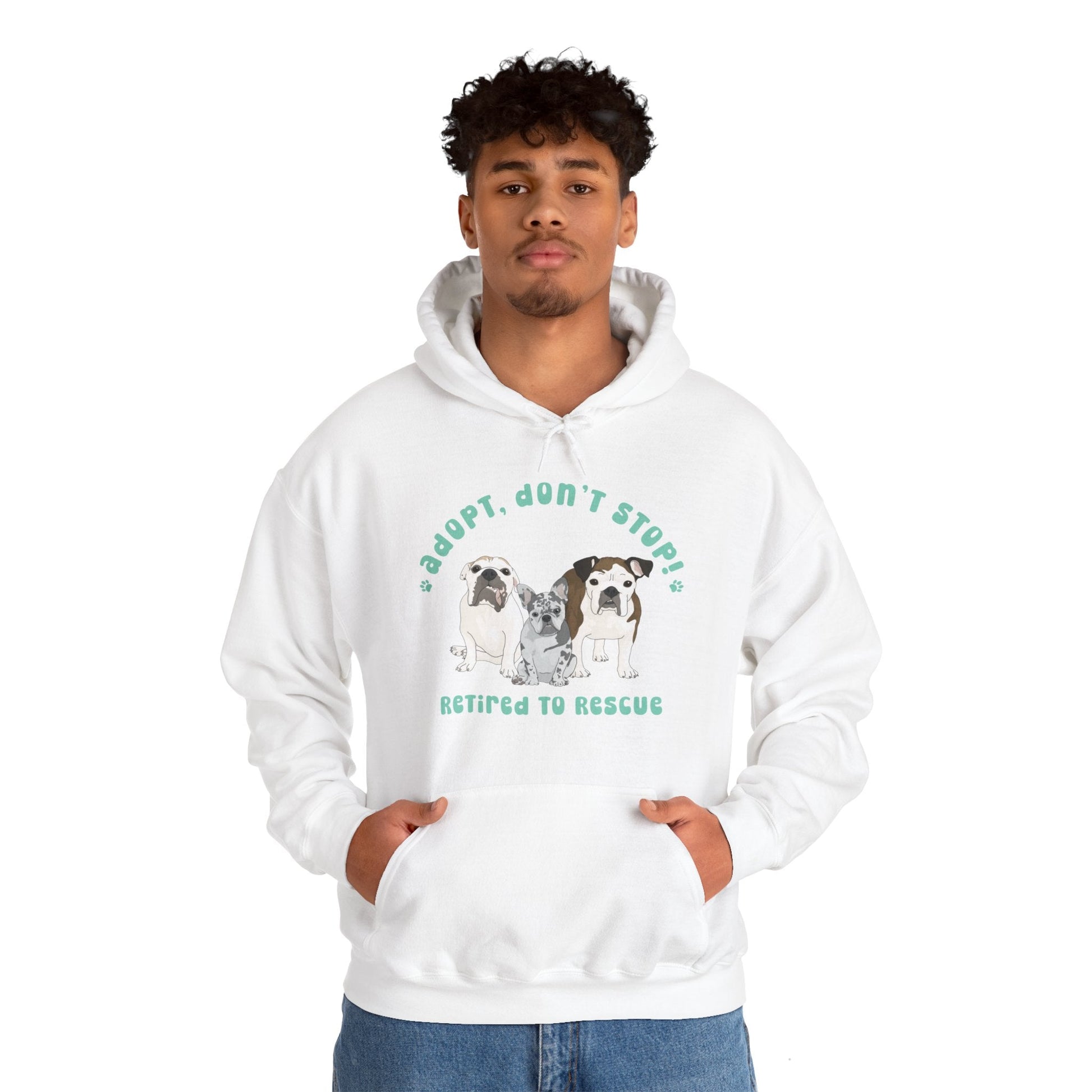 Retired to Rescue | FUNDRAISER | Hooded Sweatshirt - Detezi Designs-22474201481200903929