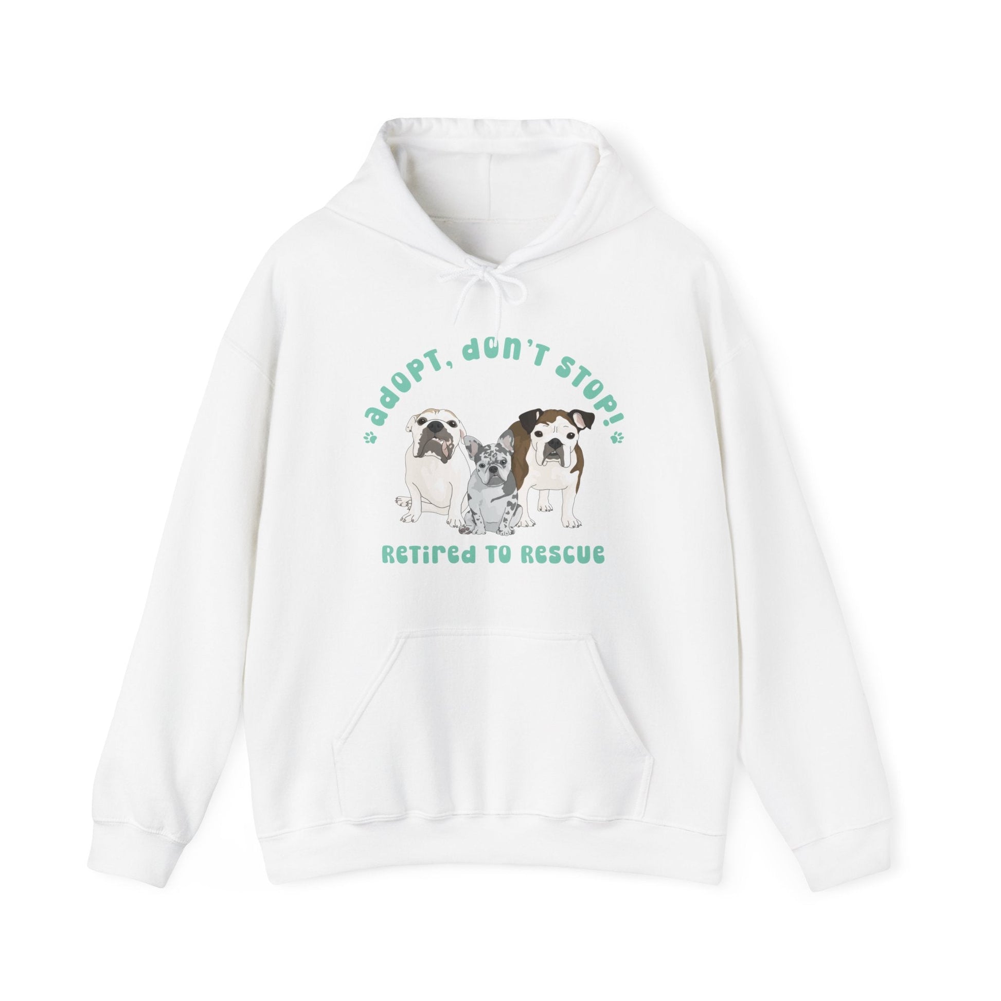 Retired to Rescue | FUNDRAISER | Hooded Sweatshirt - Detezi Designs-25645860631383075686