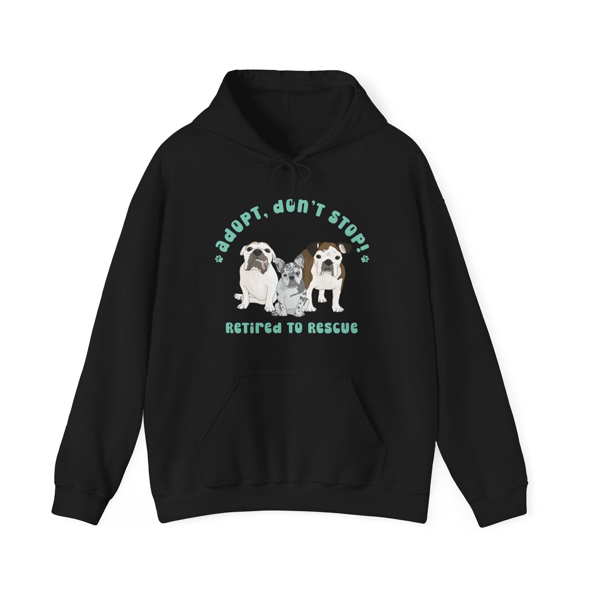 Retired to Rescue | FUNDRAISER | Hooded Sweatshirt - Detezi Designs-83991178587673524535