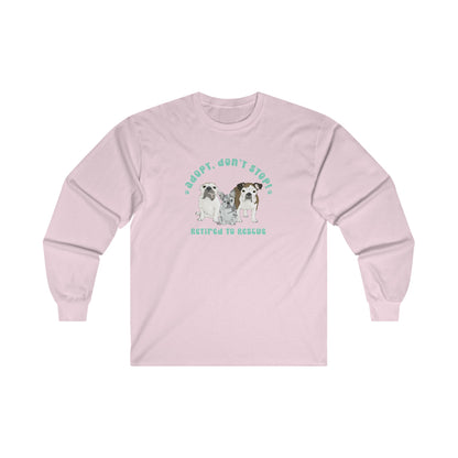 Retired to Rescue | FUNDRAISER | Long Sleeve Tee - Detezi Designs-15683554879432287057