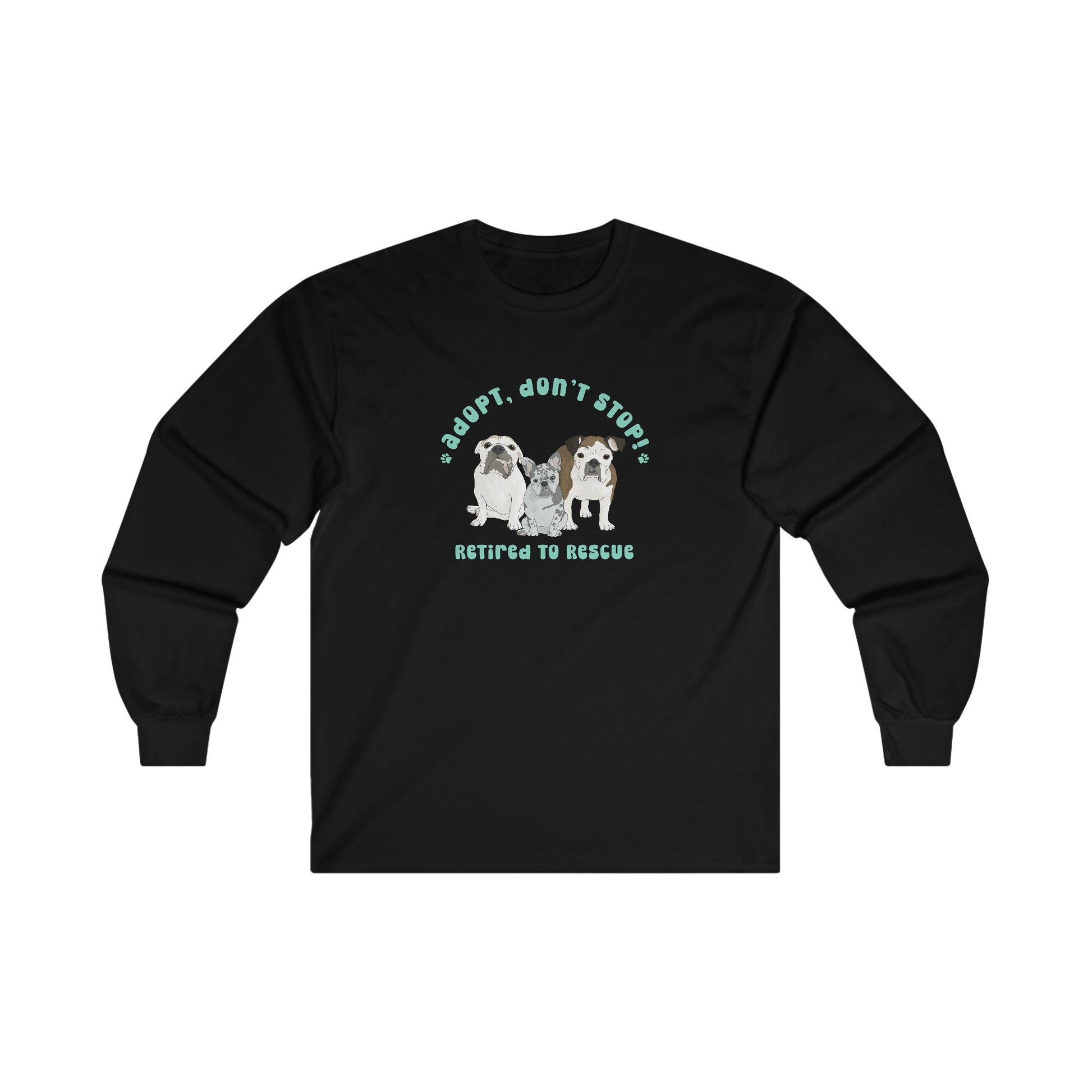 Retired to Rescue | FUNDRAISER | Long Sleeve Tee - Detezi Designs-23715045272594045547