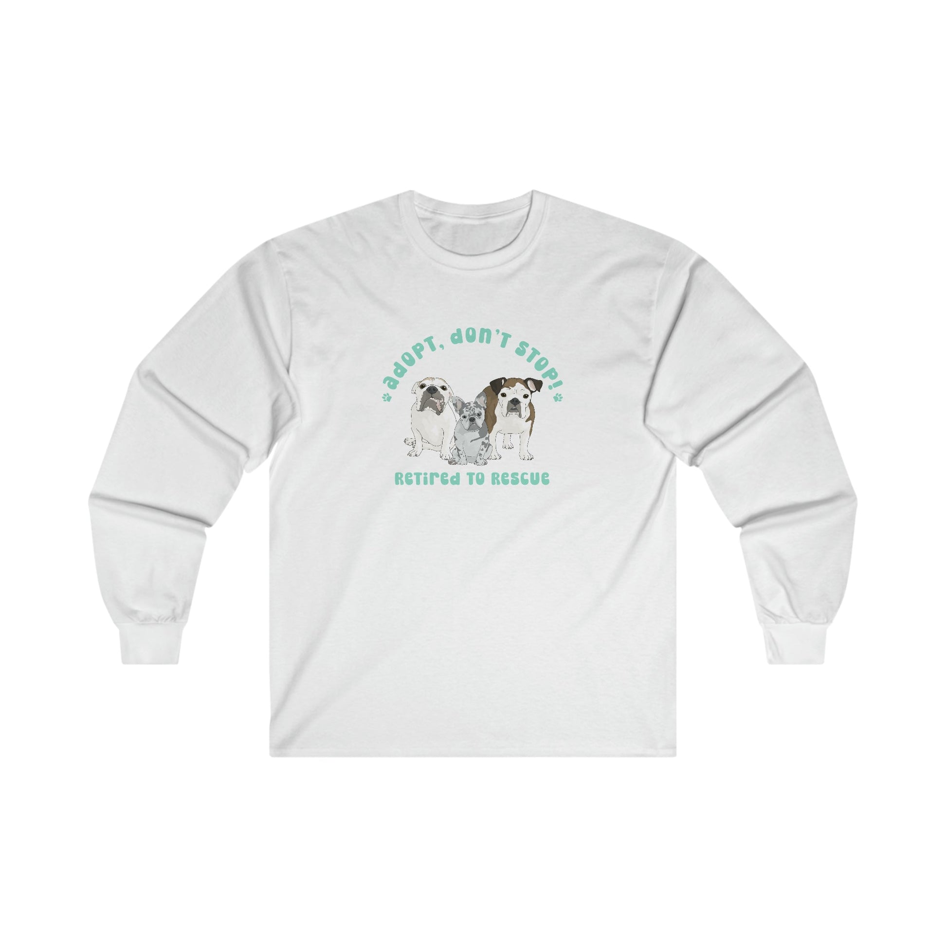 Retired to Rescue | FUNDRAISER | Long Sleeve Tee - Detezi Designs-30953574750607271891