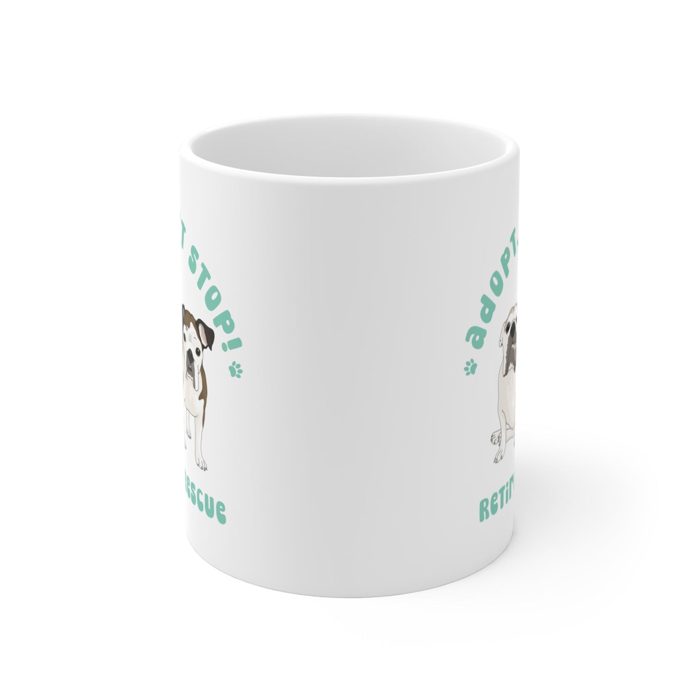 Retired to Rescue | FUNDRAISER | Mug - Detezi Designs-32347746876245849576