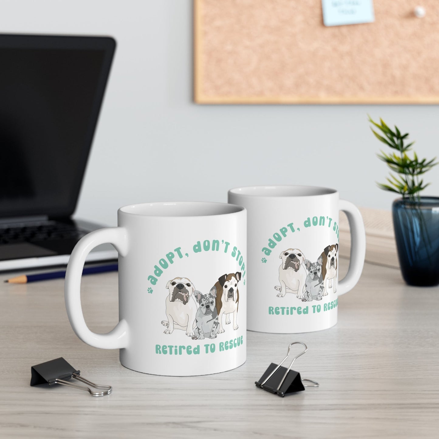 Retired to Rescue | FUNDRAISER | Mug - Detezi Designs-32347746876245849576